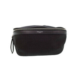 SAINT LAURENT PARIS Belt Crossbody Bum Bag Black